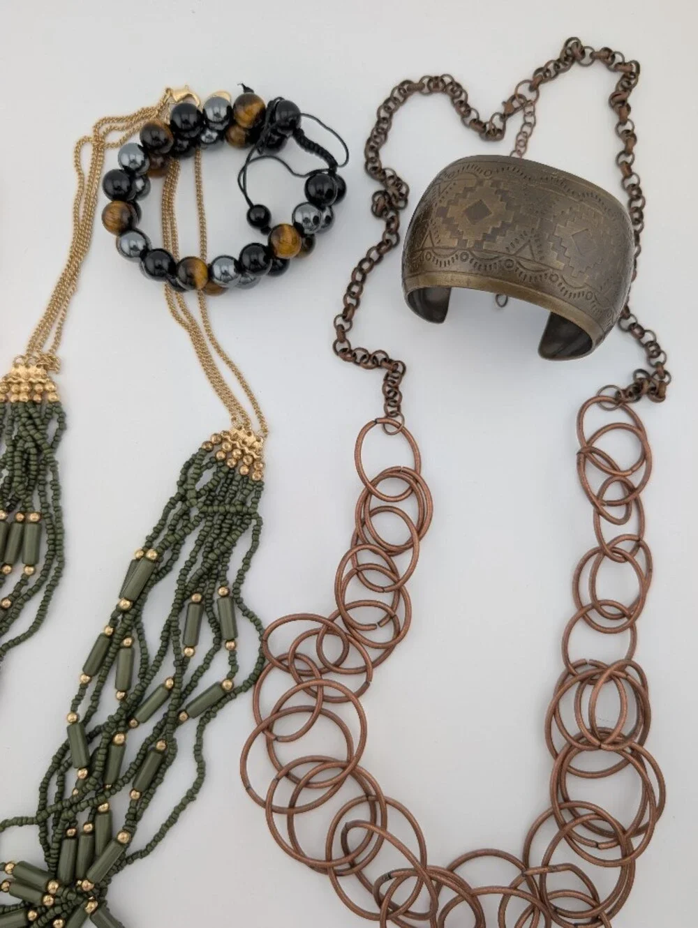 Jewelry Lot #79 - Bohemian Jewelry - Vintage & Modern - Jewelry Bag